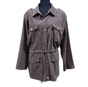 Denim & Co Safari Utility Jacket